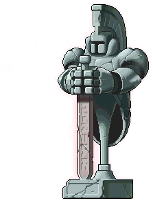 石像騎士(左)-動作