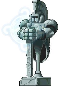 石像騎士(右)-動作