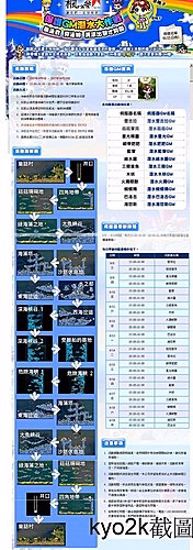 保護GM潛水大作戰官方活動公告網頁與游泳路線圖