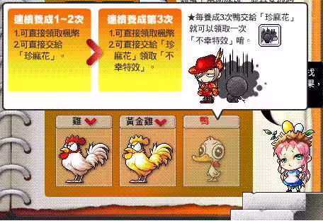 珍麻花任務說明：連續養成